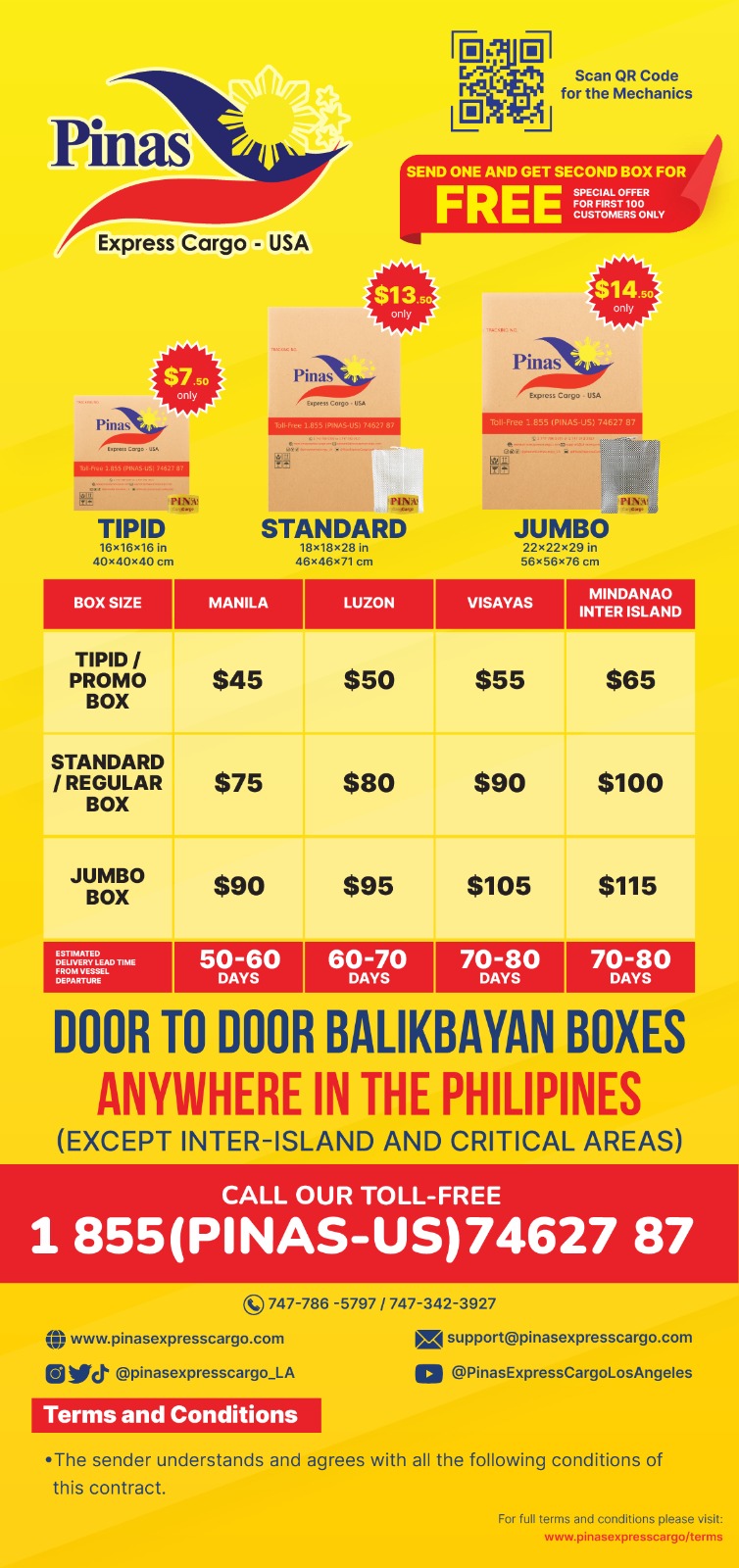 Current Promotion Pinas Express Cargo